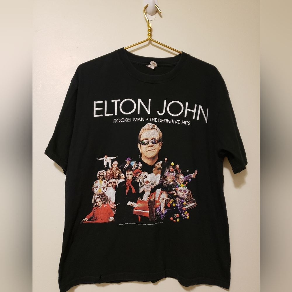 Elton John Rocket Man T Shirt Large Tour Shirt Music Shirt